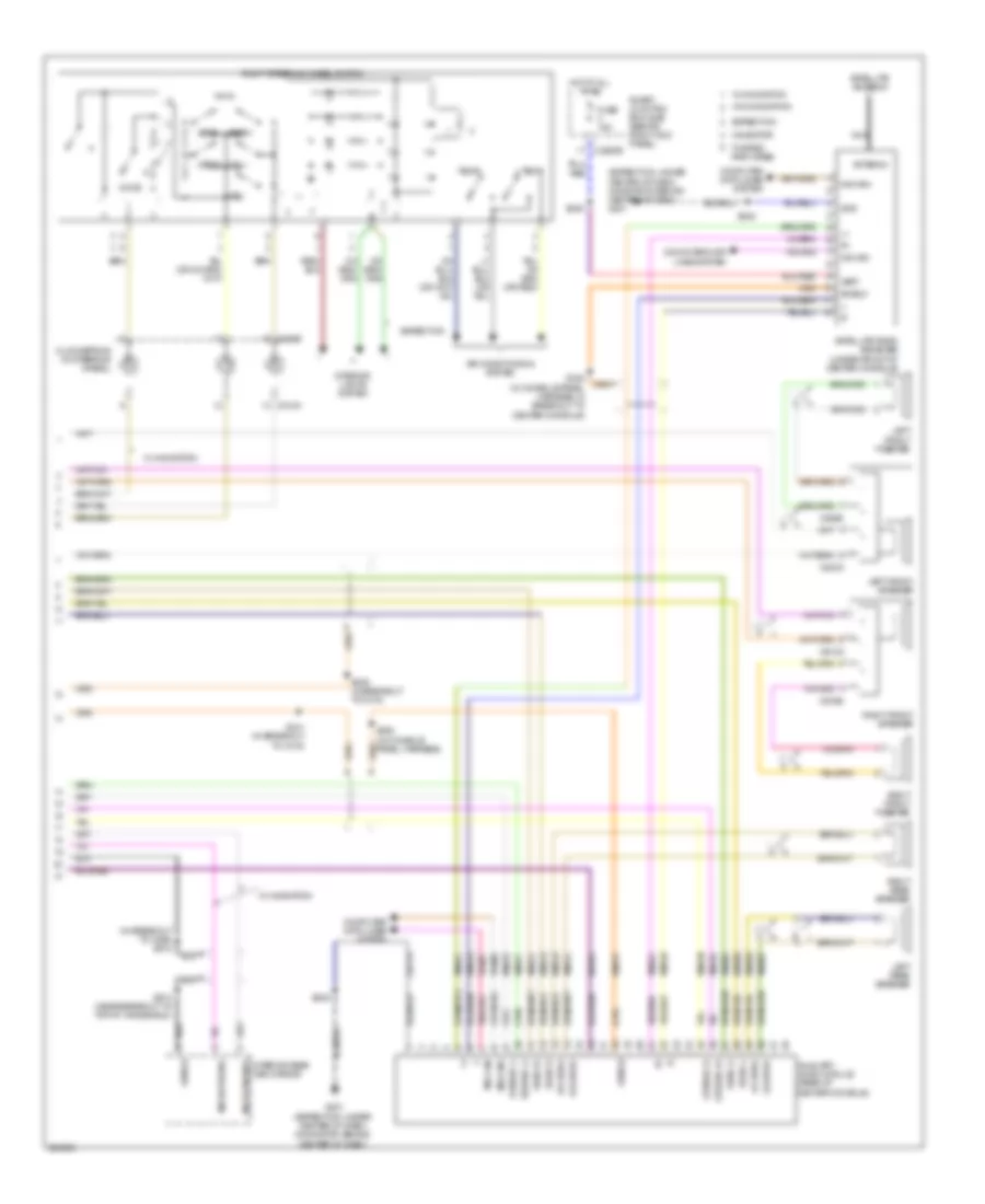 Audiophile Sound Radio Wiring Diagram, without DVD (2 of 2) for Ford Expedition EL 2008