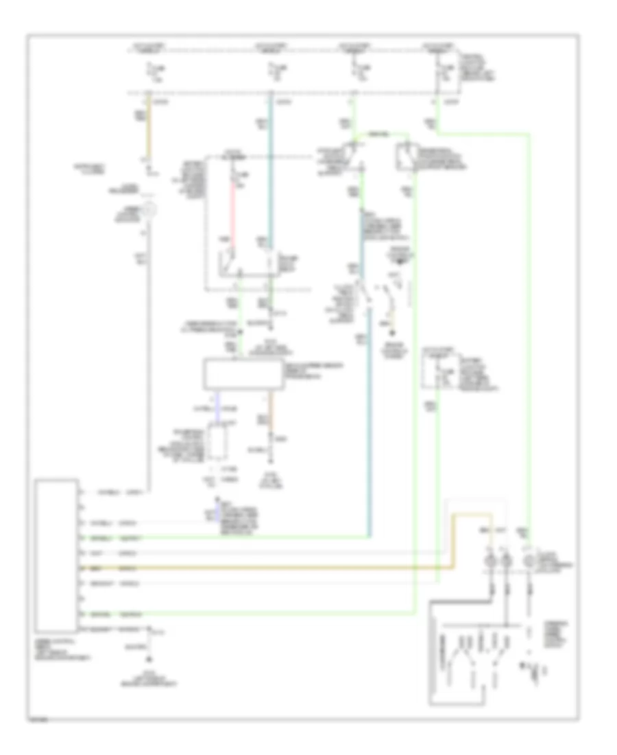 Cruise Control Wiring Diagram, MT for Ford Focus S 2007