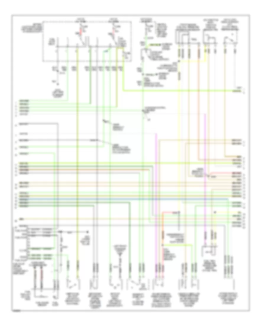 2.0L, Engine Performance Wiring Diagram (2 of 4) for Ford Focus S 2007