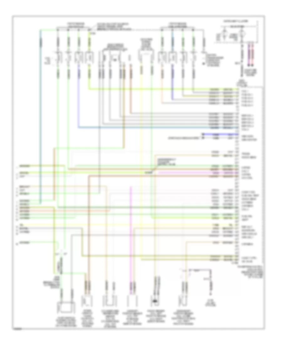 2.0L, Engine Performance Wiring Diagram (4 of 4) for Ford Focus S 2007