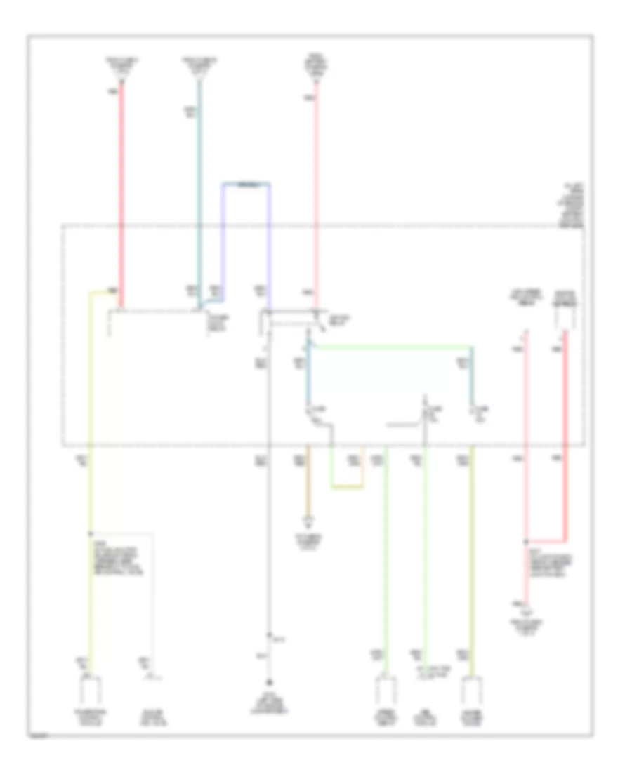 Power Distribution Wiring Diagram (3 of 4) for Ford Focus S 2007