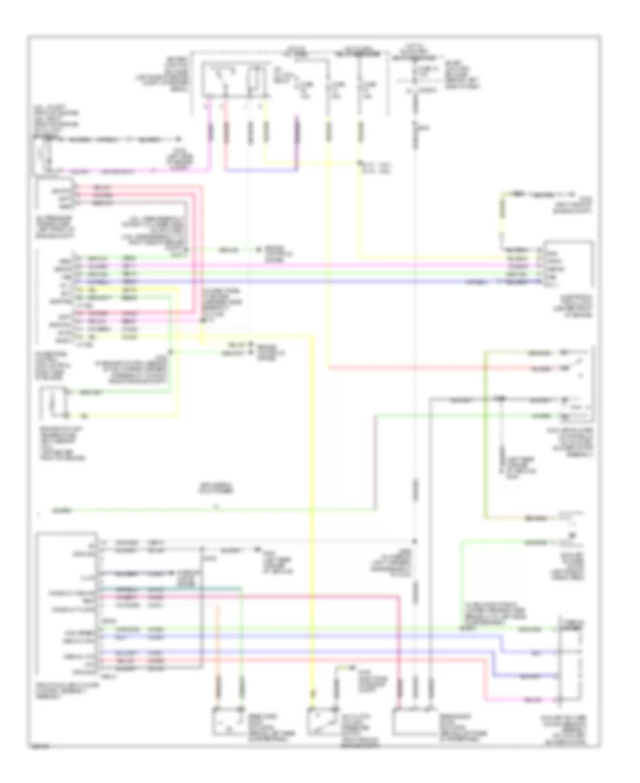 Automatic A C Wiring Diagram 2 of 2 for Ford Explorer 2008