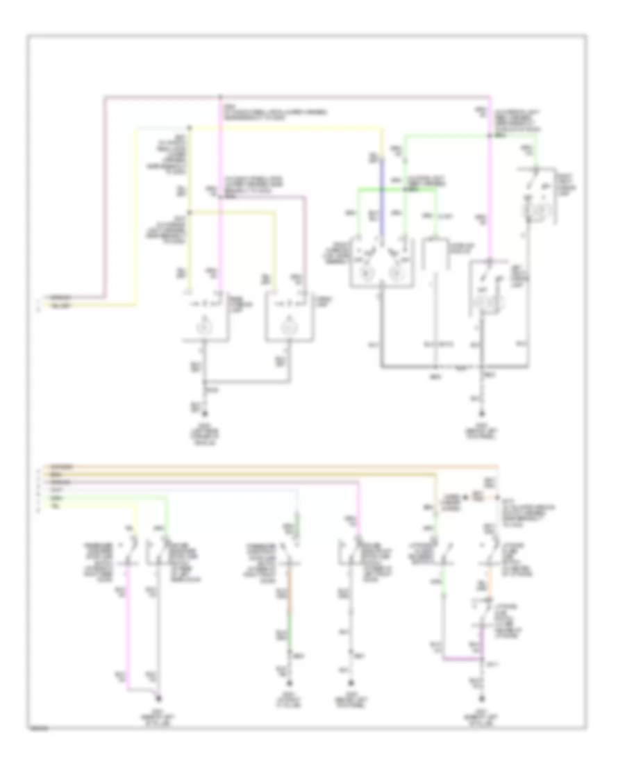 Courtesy Lamps Wiring Diagram 2 of 2 for Ford Explorer 2008