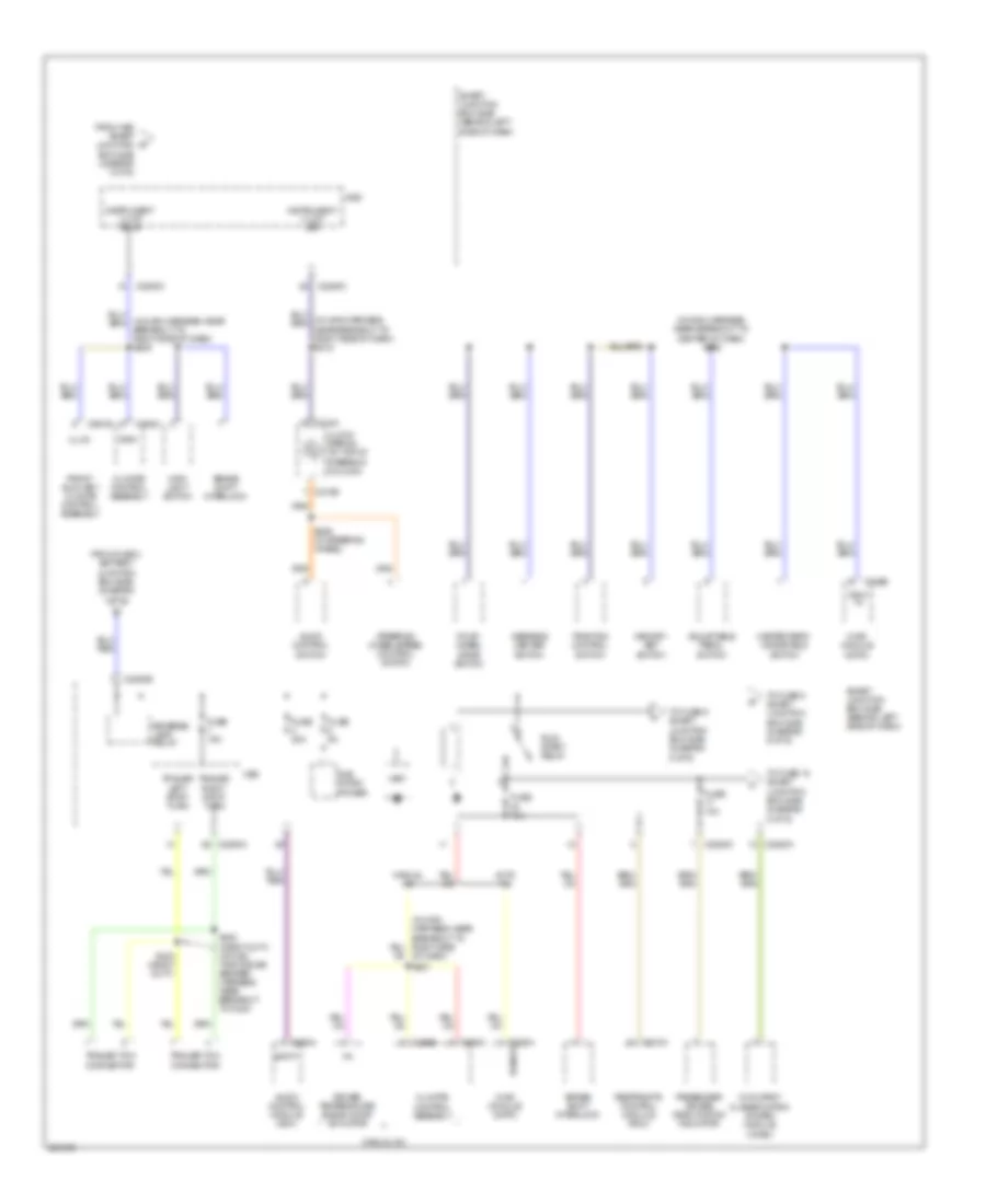 Power Distribution Wiring Diagram 4 of 6 for Ford Explorer 2008