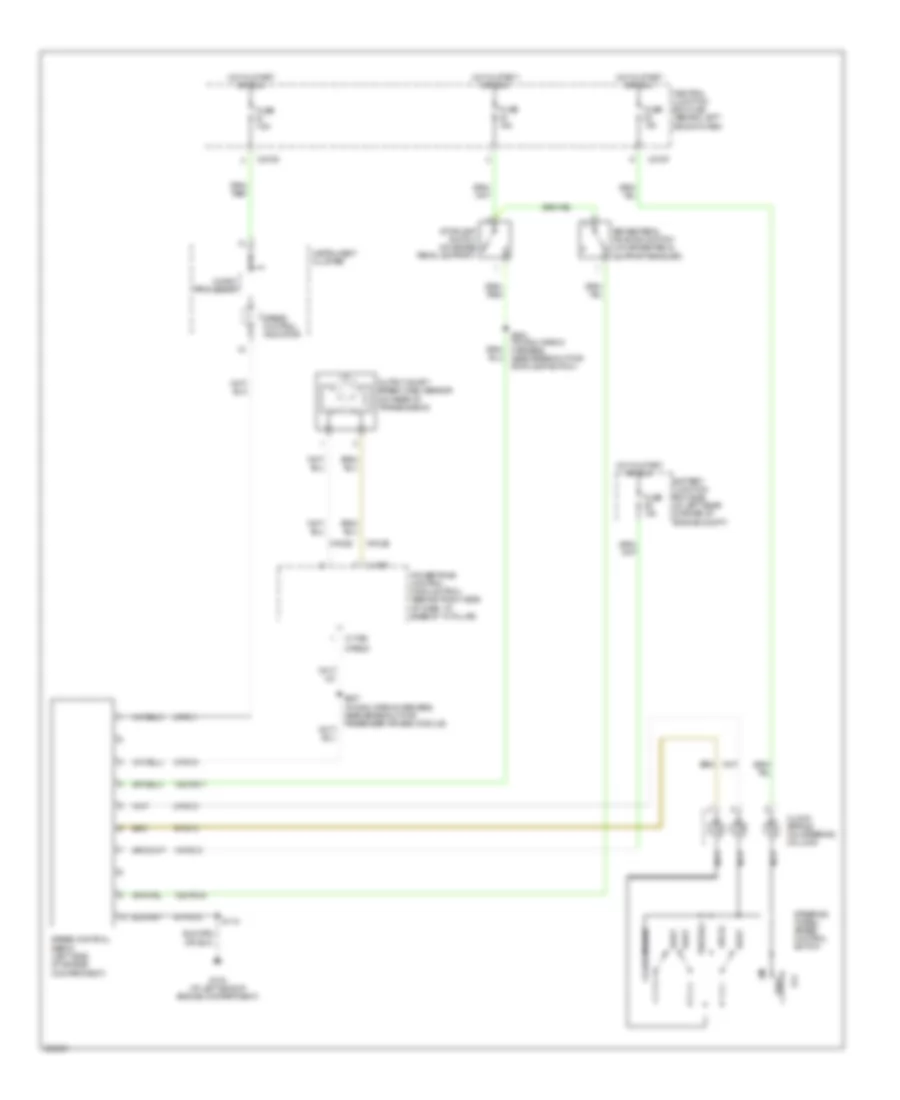 Cruise Control Wiring Diagram A T for Ford Focus ZX5 S 2006