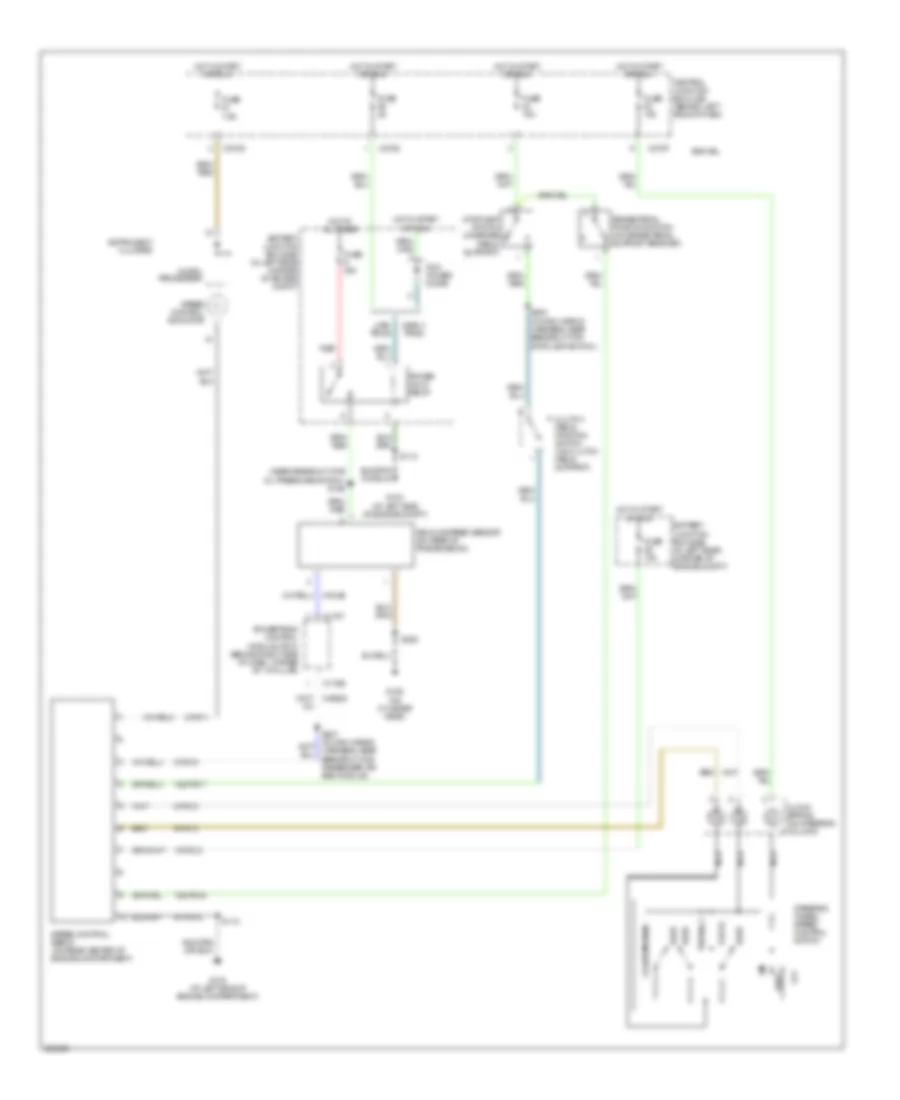Cruise Control Wiring Diagram M T for Ford Focus ZX5 S 2006