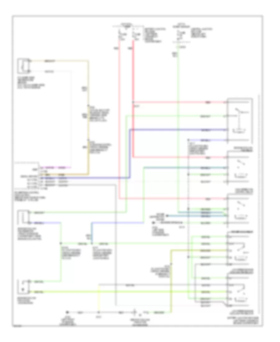 Cooling Fan Wiring Diagram for Ford Focus SE 2007