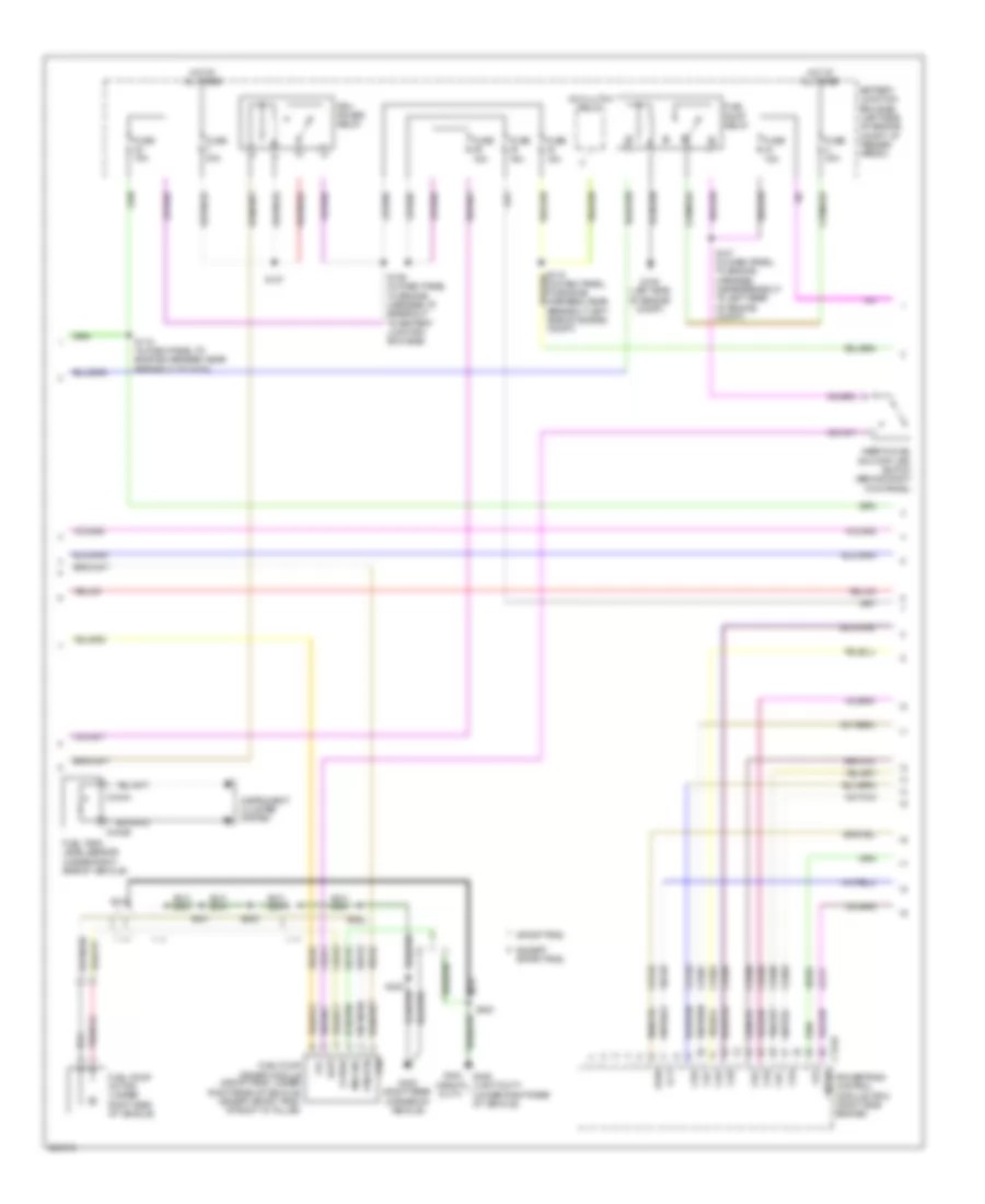 4.6L, Engine Performance Wiring Diagram (2 of 5) for Ford Explorer Sport Trac 2008