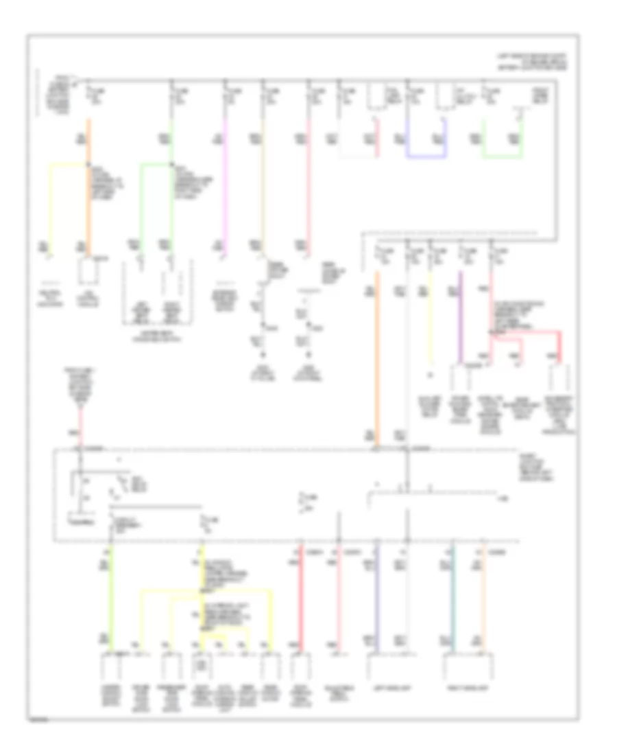 Power Distribution Wiring Diagram (2 of 6) for Ford Explorer Sport Trac 2008