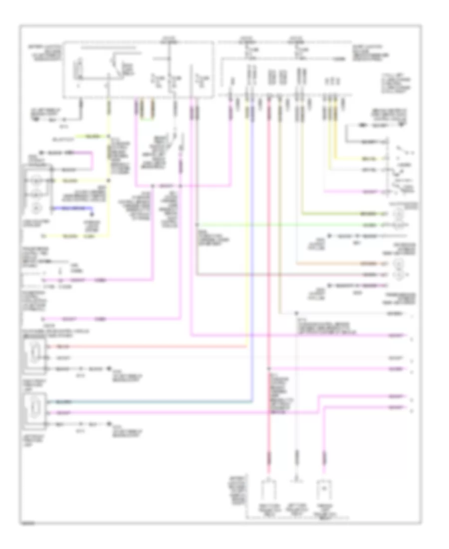 Exterior Lamps Wiring Diagram, with Box (1 of 2) for Ford F450 Super Duty 2008