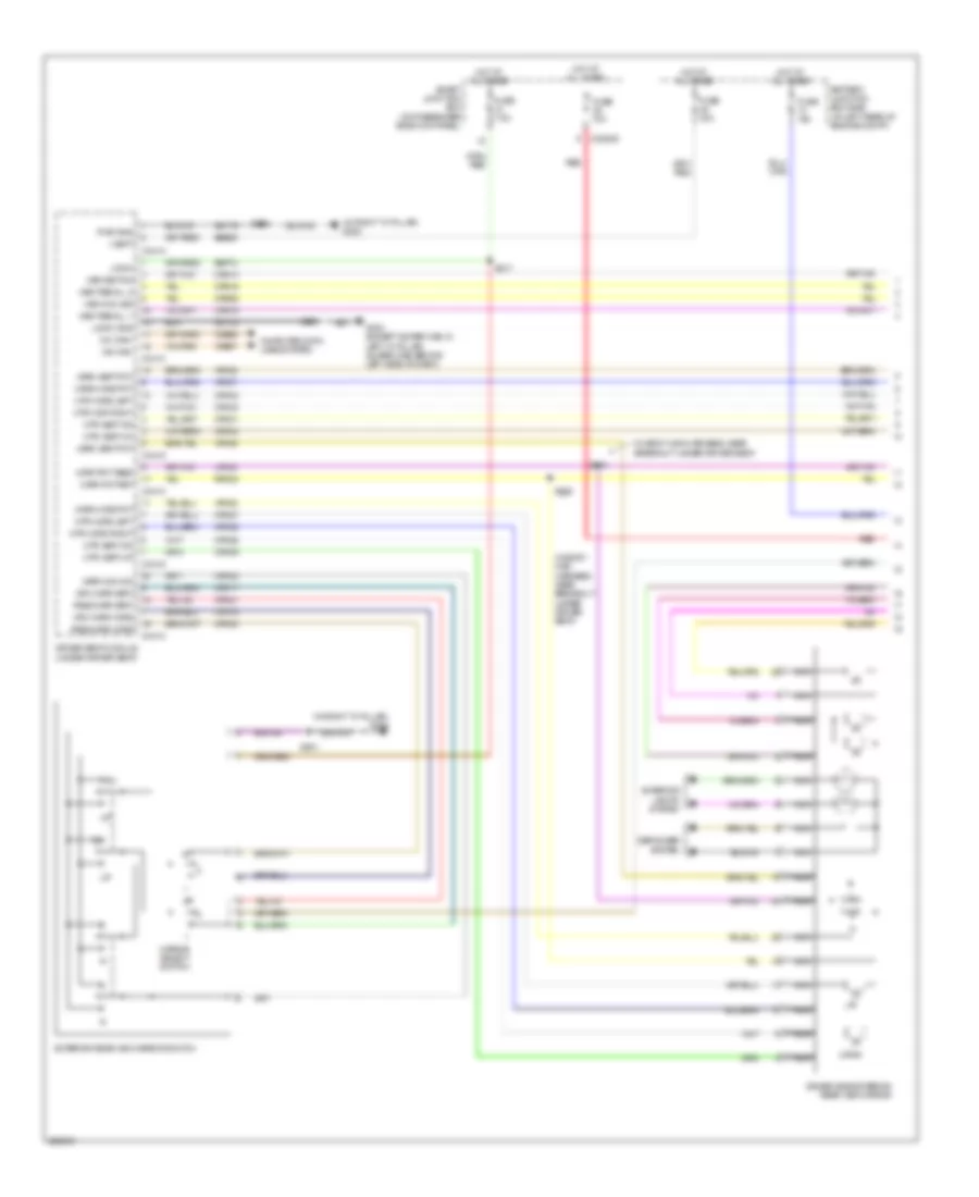 Memory Mirrors Wiring Diagram Early Production 1 of 2 for Ford F450 Super Duty 2008