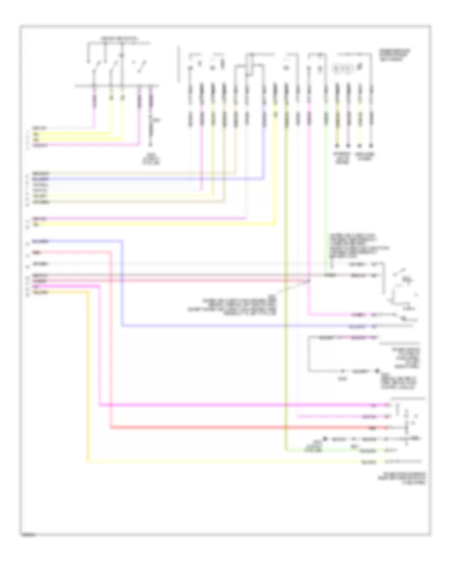 Memory Mirrors Wiring Diagram, Early Production (2 of 2) for Ford F450 Super Duty 2008