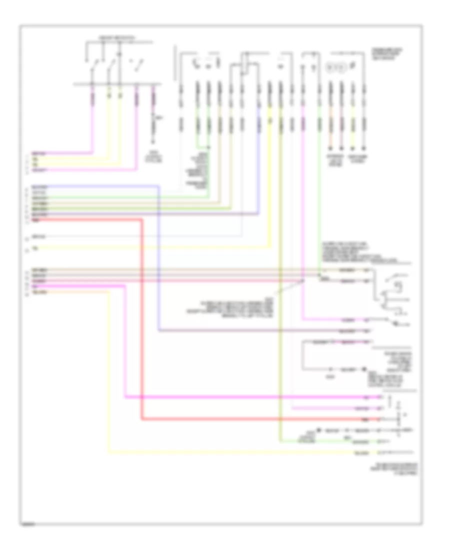 Memory Mirrors Wiring Diagram Late Production 2 of 2 for Ford F450 Super Duty 2008