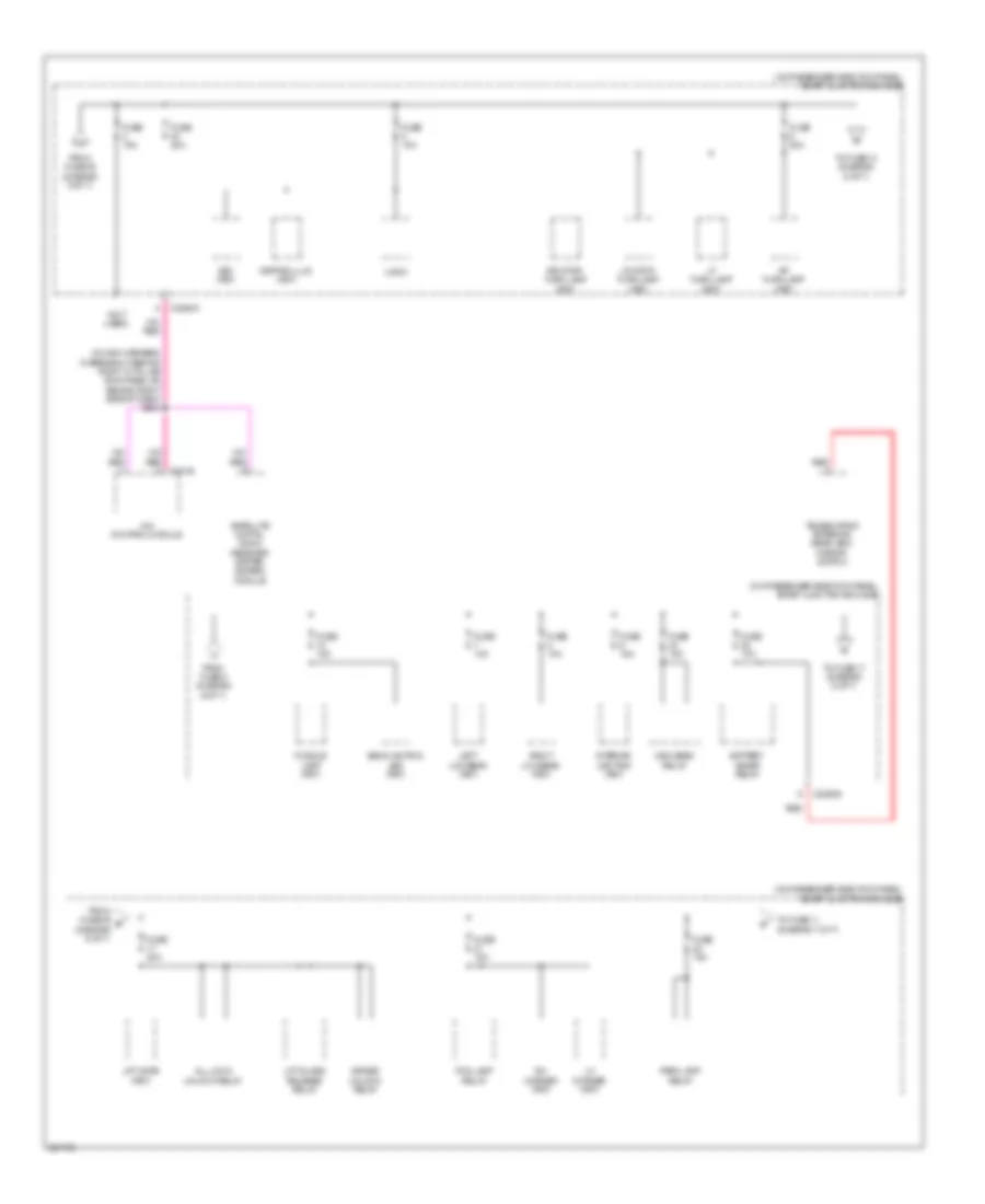 Power Distribution Wiring Diagram (6 of 7) for Ford F450 Super Duty 2008