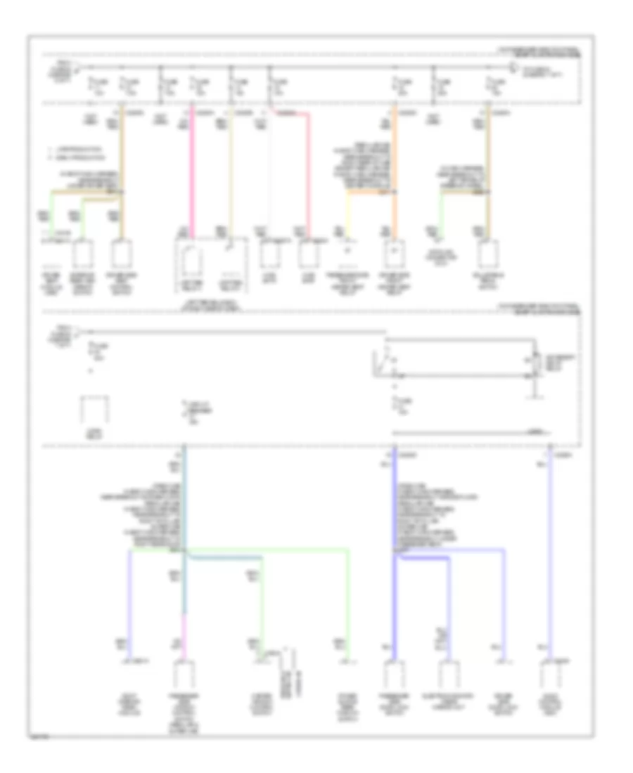 Power Distribution Wiring Diagram (7 of 7) for Ford F450 Super Duty 2008