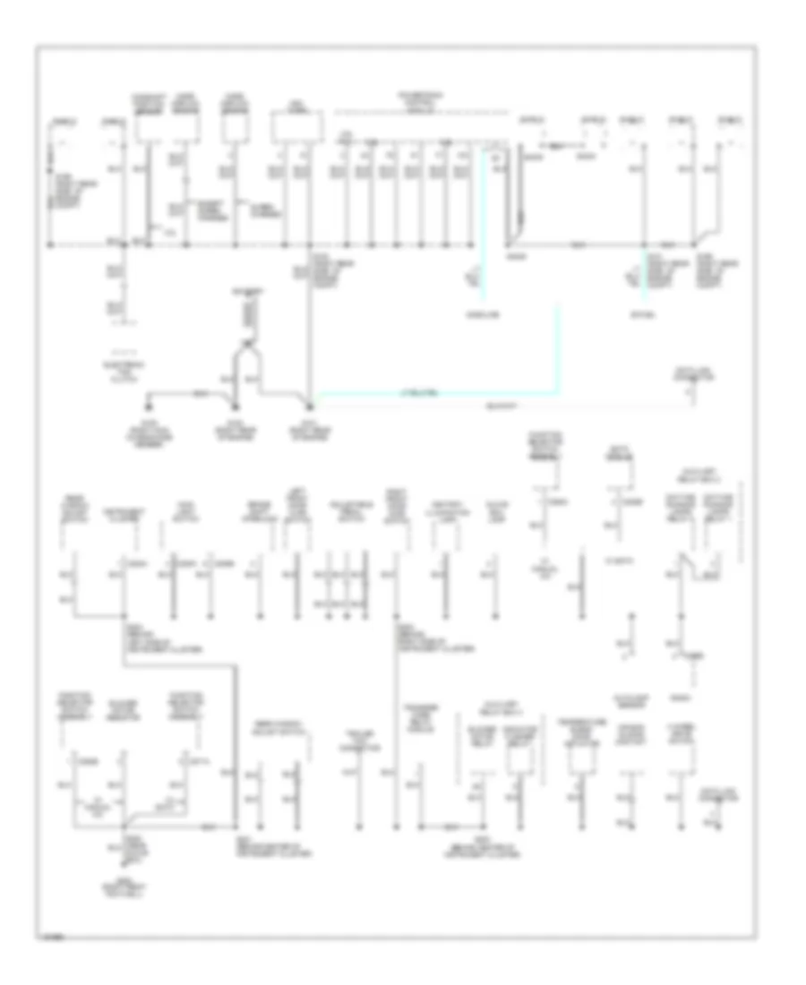 Ground Distribution Wiring Diagram 1 of 4 for Ford Pickup F150 2002