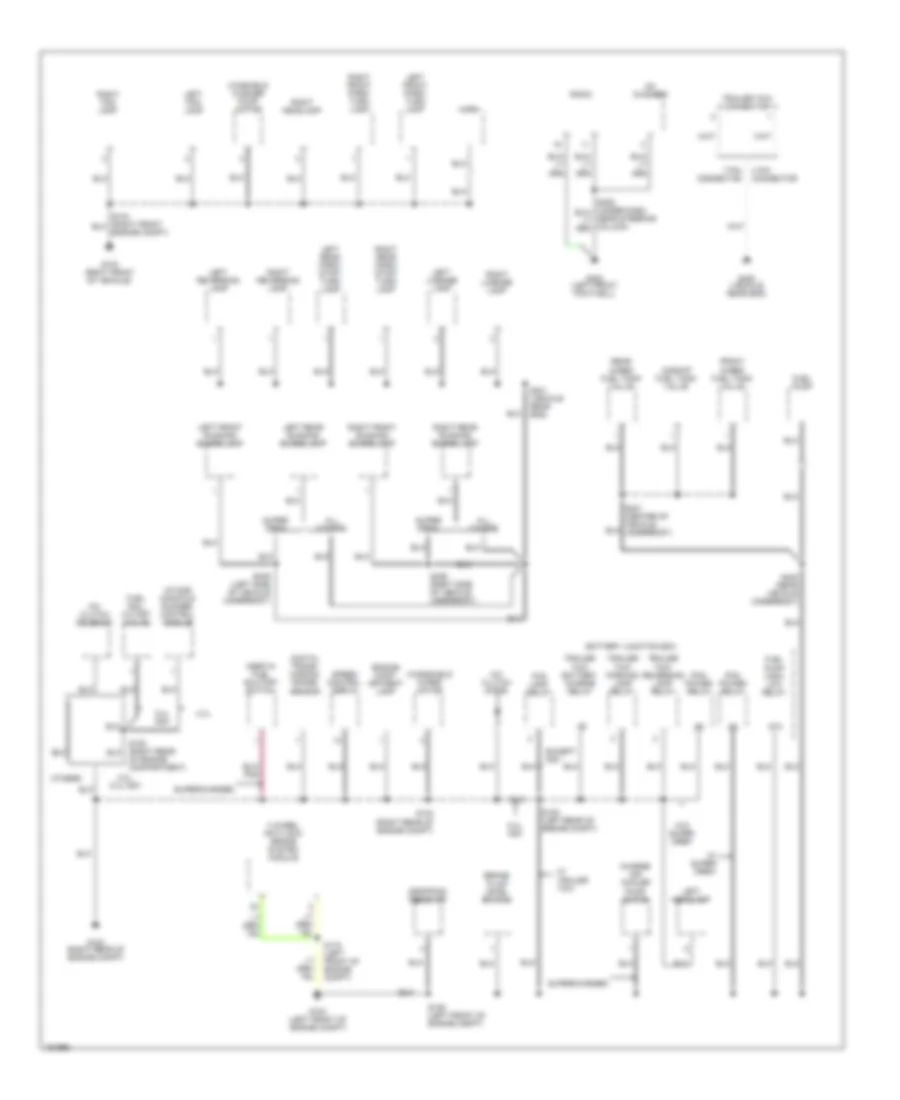 Ground Distribution Wiring Diagram (2 of 4) for Ford Pickup F150 2002