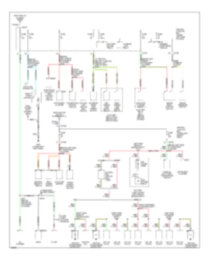 Power Distribution Wiring Diagram (3 of 4) for Ford Pickup F150 2002
