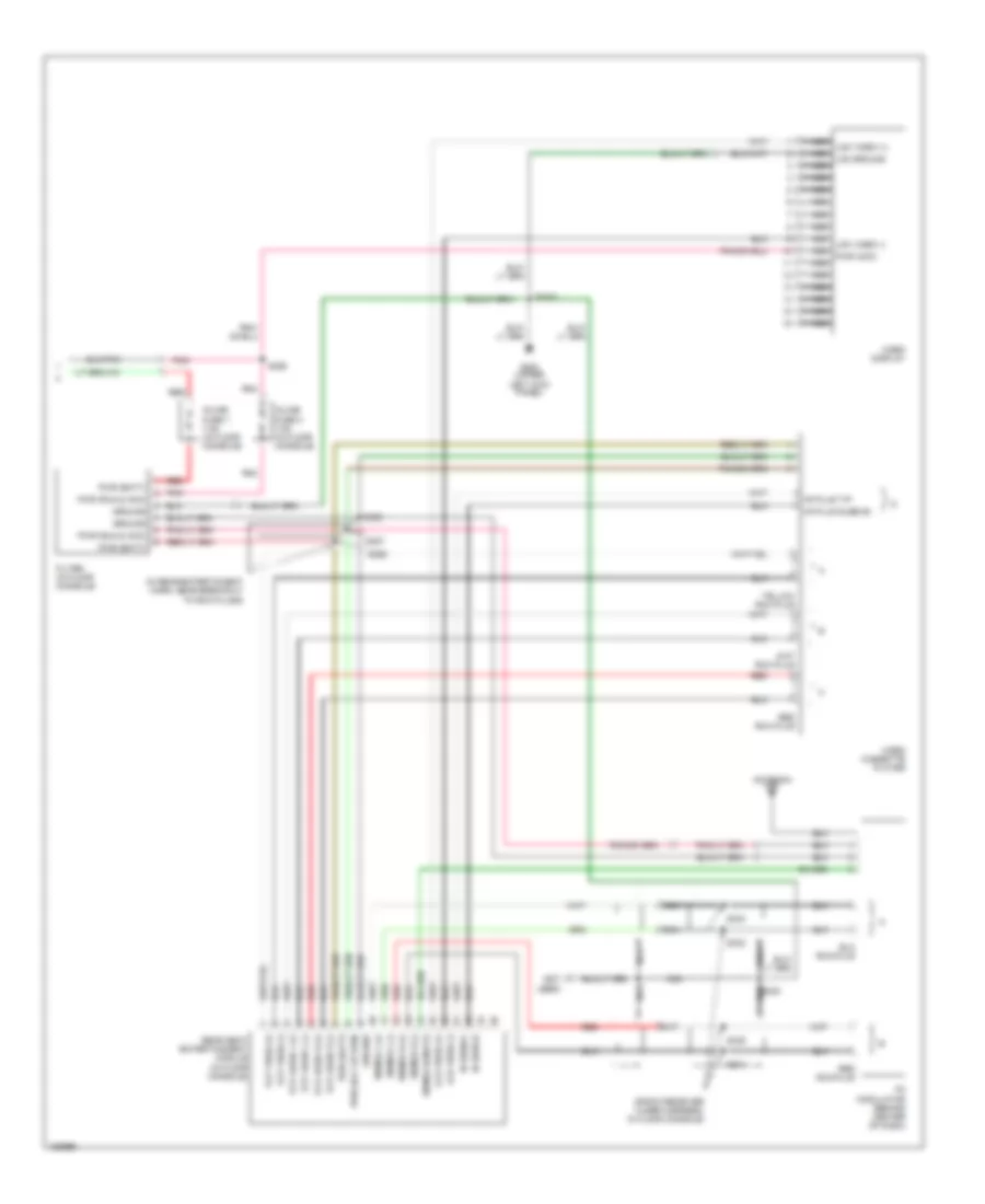 Premium Sound Radio Wiring Diagram, with Rear Entertainment (2 of 2) for Ford Pickup F150 2002