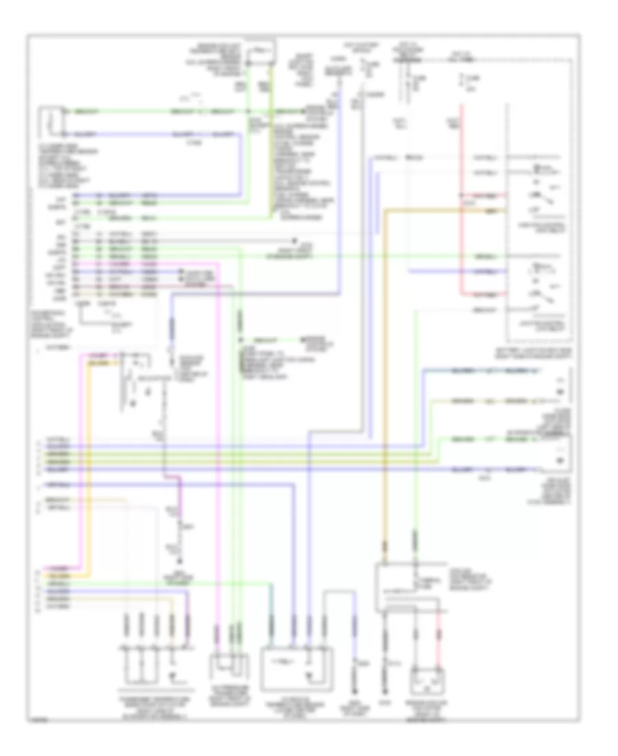Automatic AC Wiring Diagram (2 of 2) for Ford Mustang 2014