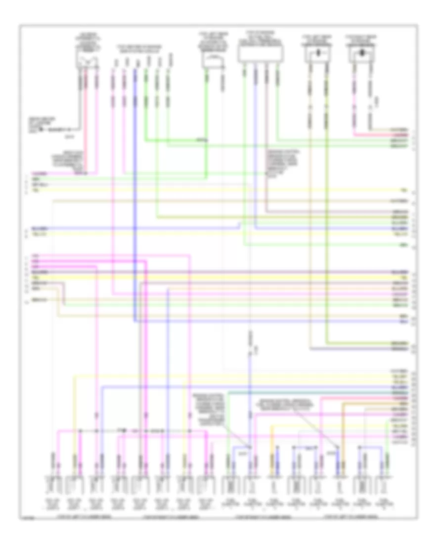 5.8L Supercharged, Engine Performance Wiring Diagram (5 of 6) for Ford Mustang 2014