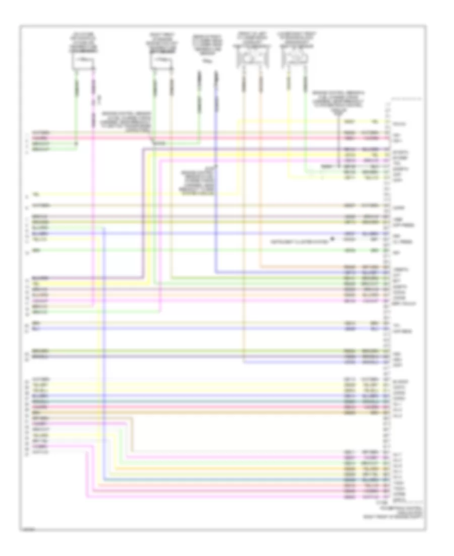5.8L Supercharged, Engine Performance Wiring Diagram (6 of 6) for Ford Mustang 2014
