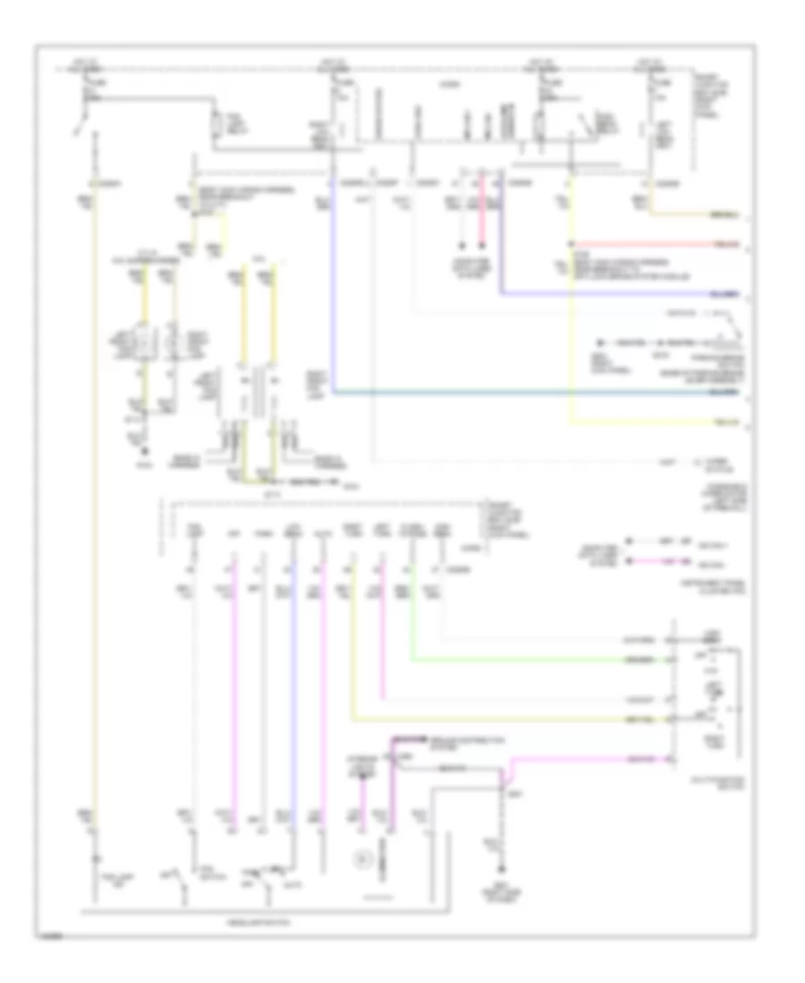 Headlights Wiring Diagram with High Intensity Gas Discharge Headlights 1 of 2 for Ford Mustang 2014