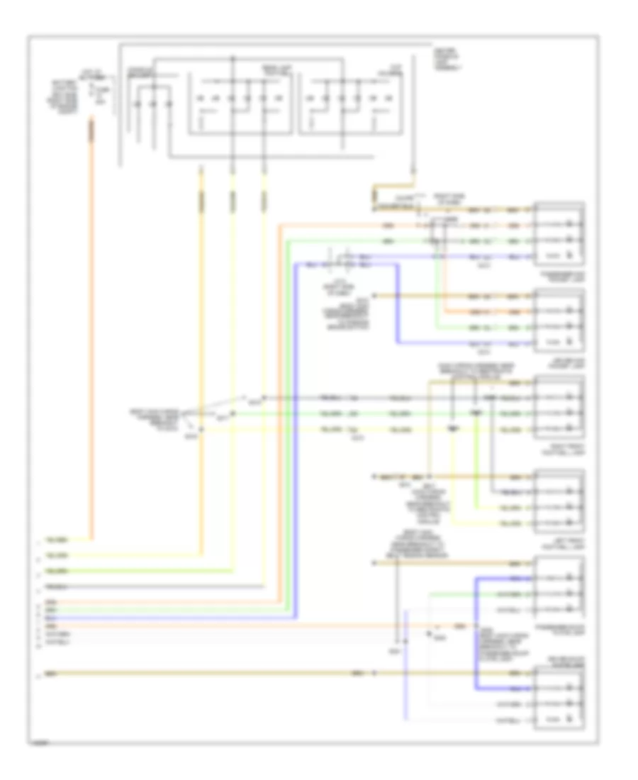 Courtesy Lamps Wiring Diagram 2 of 2 for Ford Mustang 2014