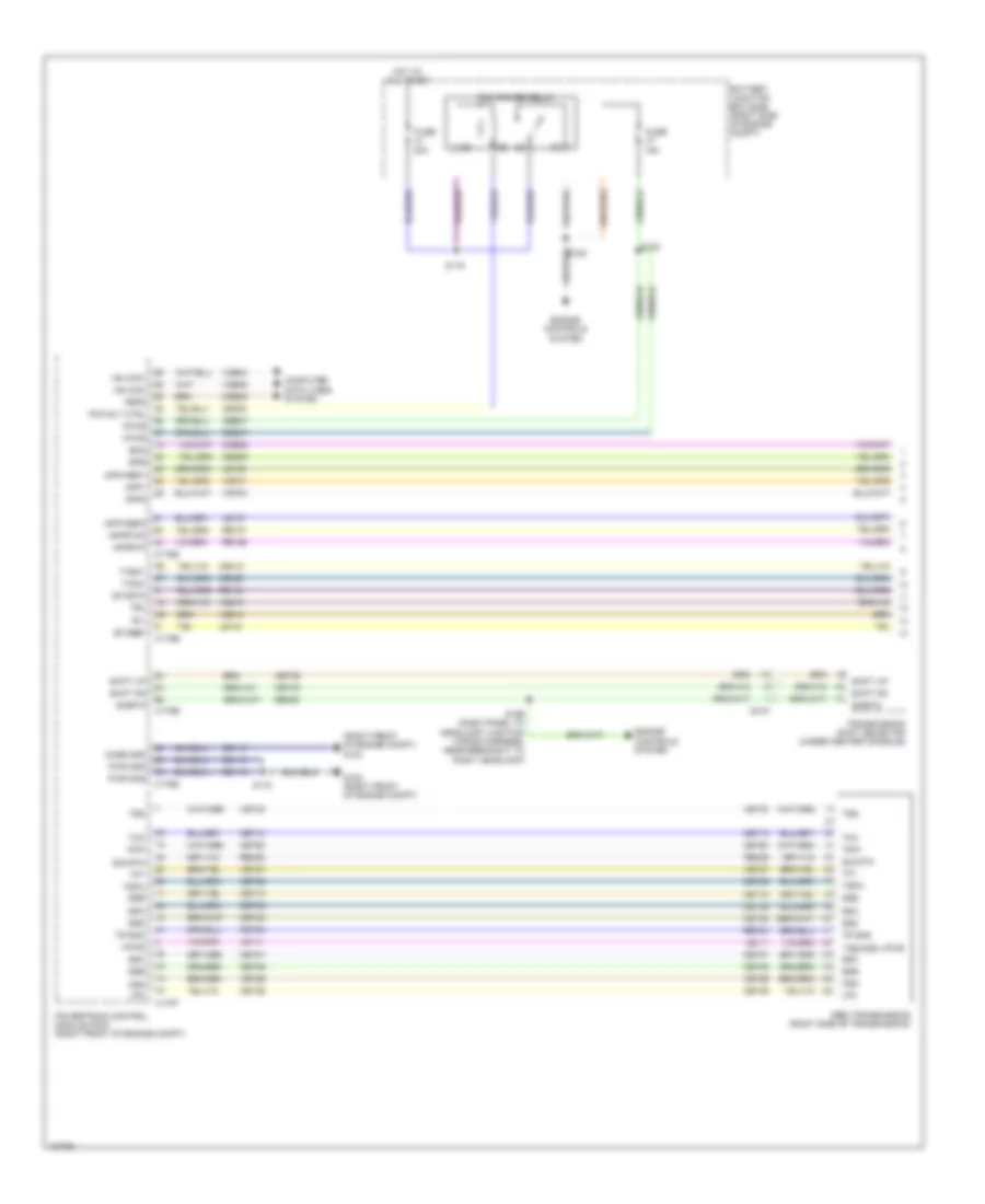 5.0L, Transmission Wiring Diagram (1 of 2) for Ford Mustang 2014