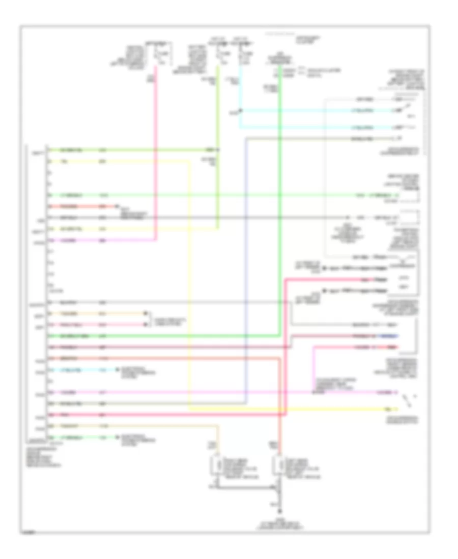 Electronic Suspension Wiring Diagram for Ford Crown Victoria Police Interceptor 2005