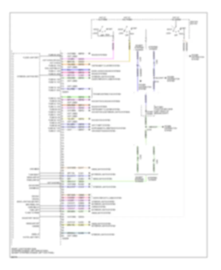 Body Control Modules Wiring Diagram 1 of 3 for Ford E 250 Super Duty 2013