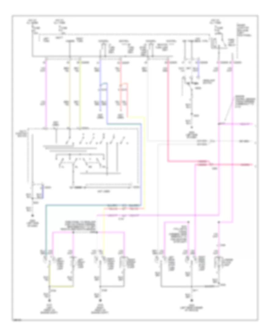 Exterior Lamps Wiring Diagram Except Cutaway 1 of 2 for Ford E 250 Super Duty 2013