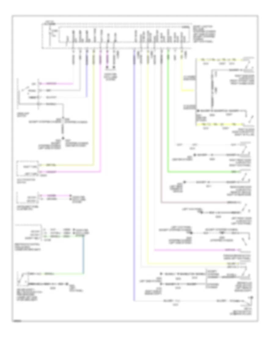 Chime Wiring Diagram for Ford E 250 Super Duty 2013