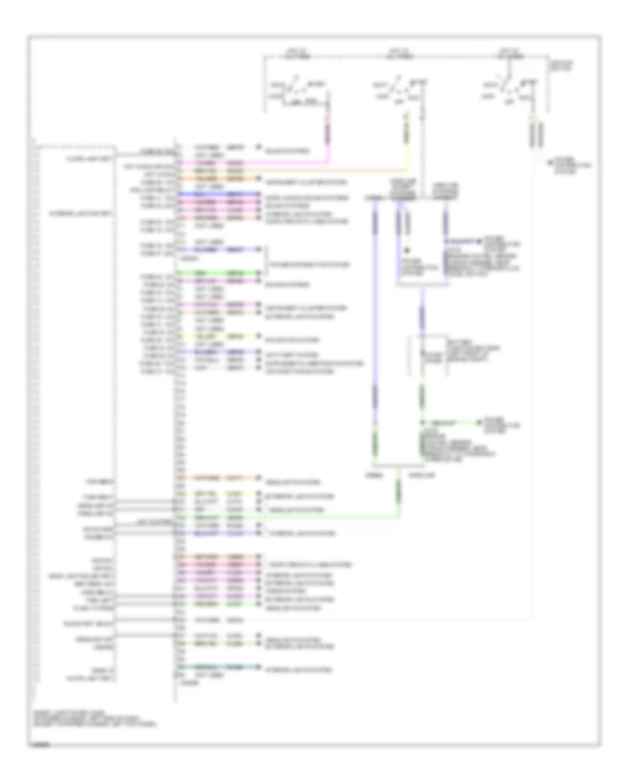 Body Control Modules Wiring Diagram 1 of 3 for Ford Cutaway E350 Super Duty 2010