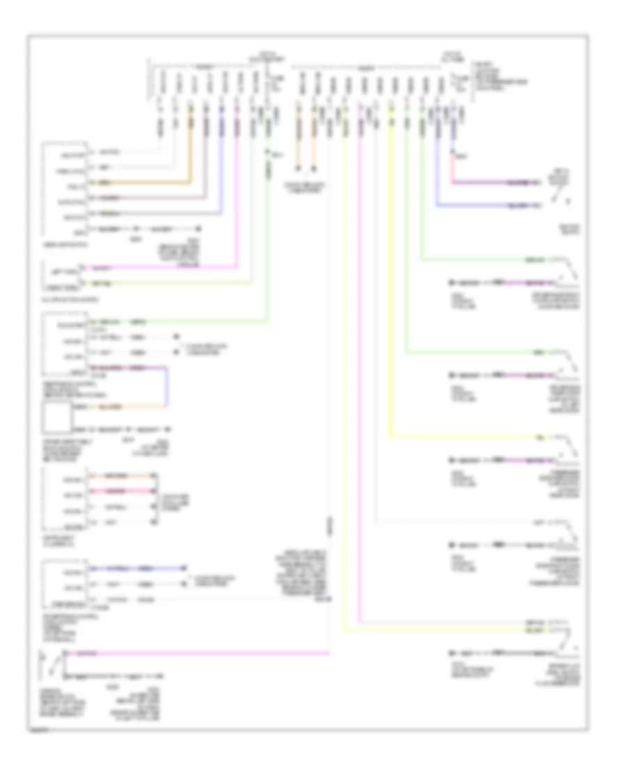 Warning Systems Wiring Diagram for Ford F550 Super Duty 2008