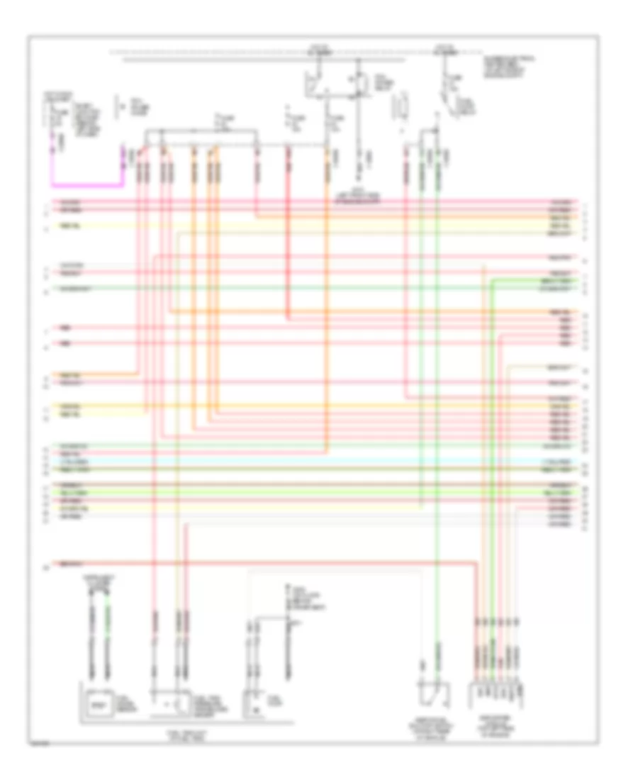 3.9L, Engine Performance Wiring Diagram (2 of 4) for Ford Freestar 2007