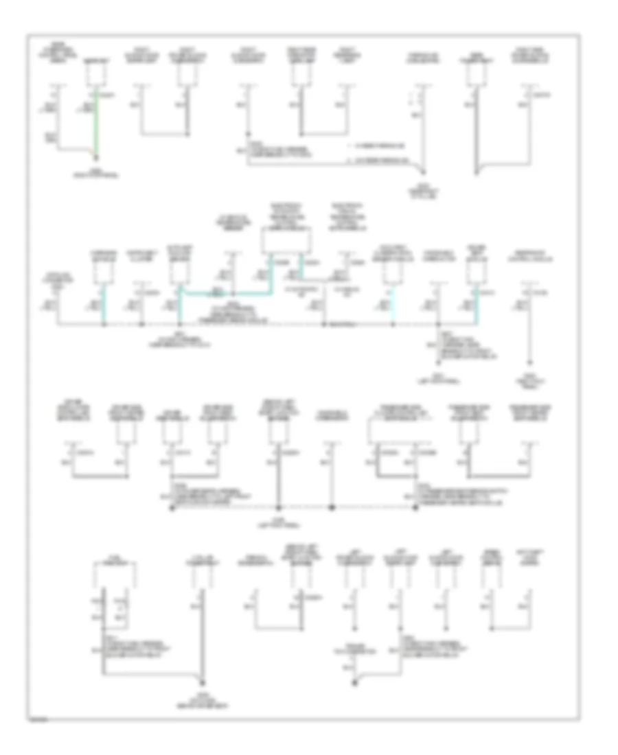 Ground Distribution Wiring Diagram 2 of 3 for Ford Freestar 2007