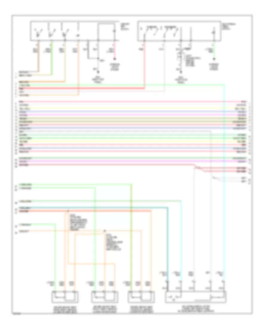 Memory Systems Wiring Diagram (2 of 3) for Ford Freestar 2007