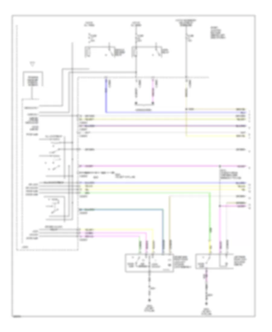 Forced Entry Wiring Diagram 1 of 2 for Ford Focus S 2008