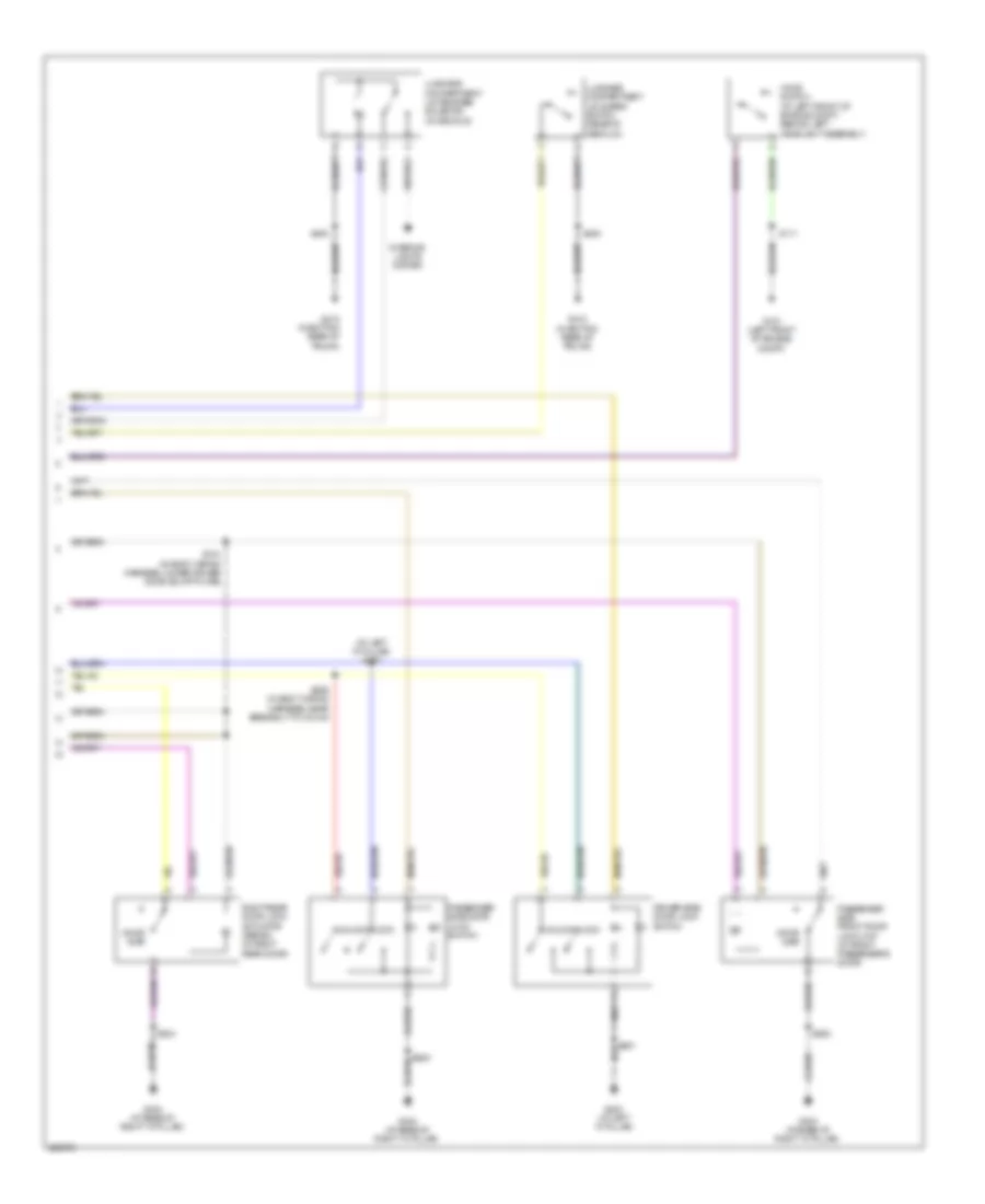 Forced Entry Wiring Diagram (2 of 2) for Ford Focus S 2008