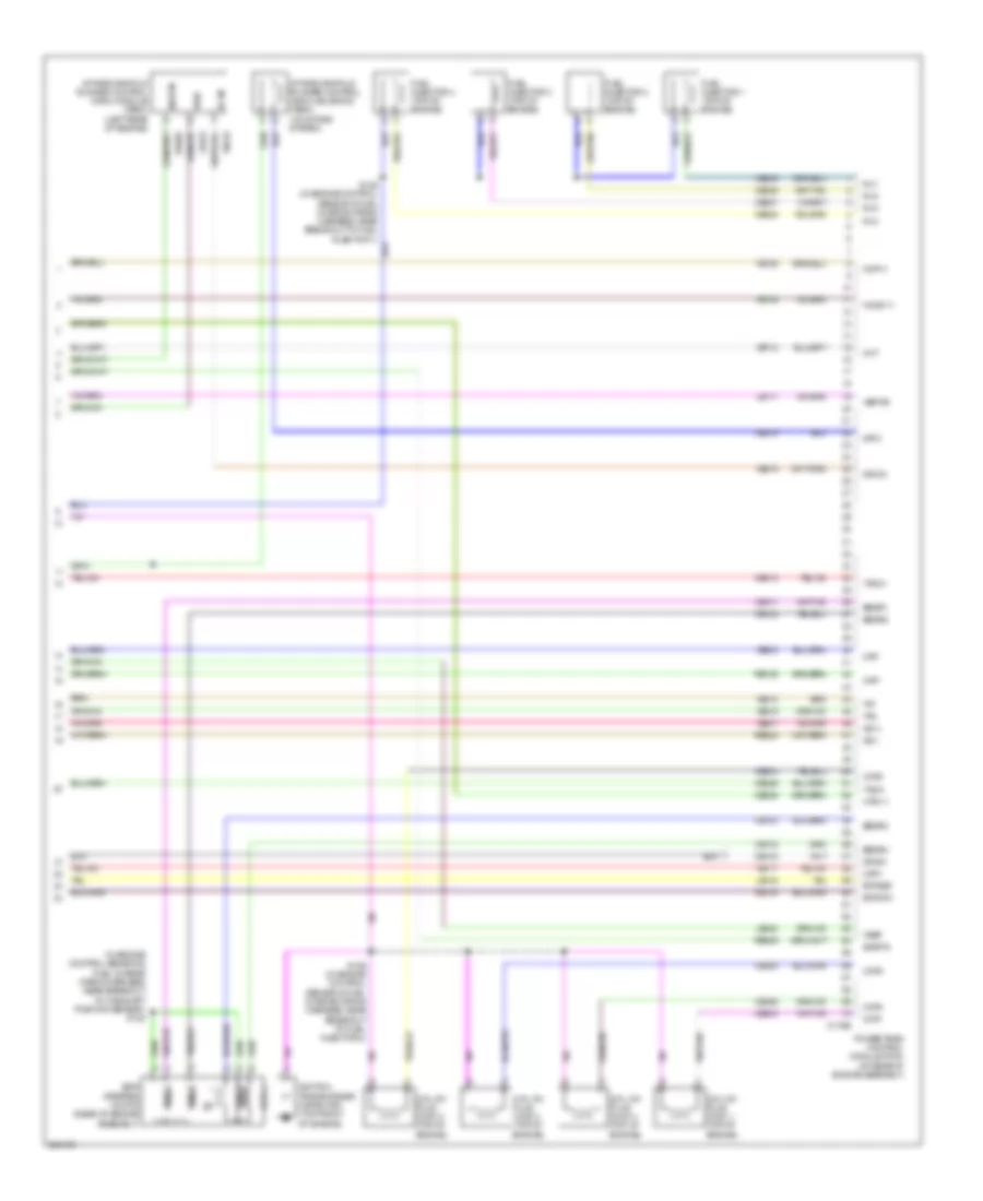 2.0L, Engine Performance Wiring Diagram (5 of 5) for Ford Focus S 2008