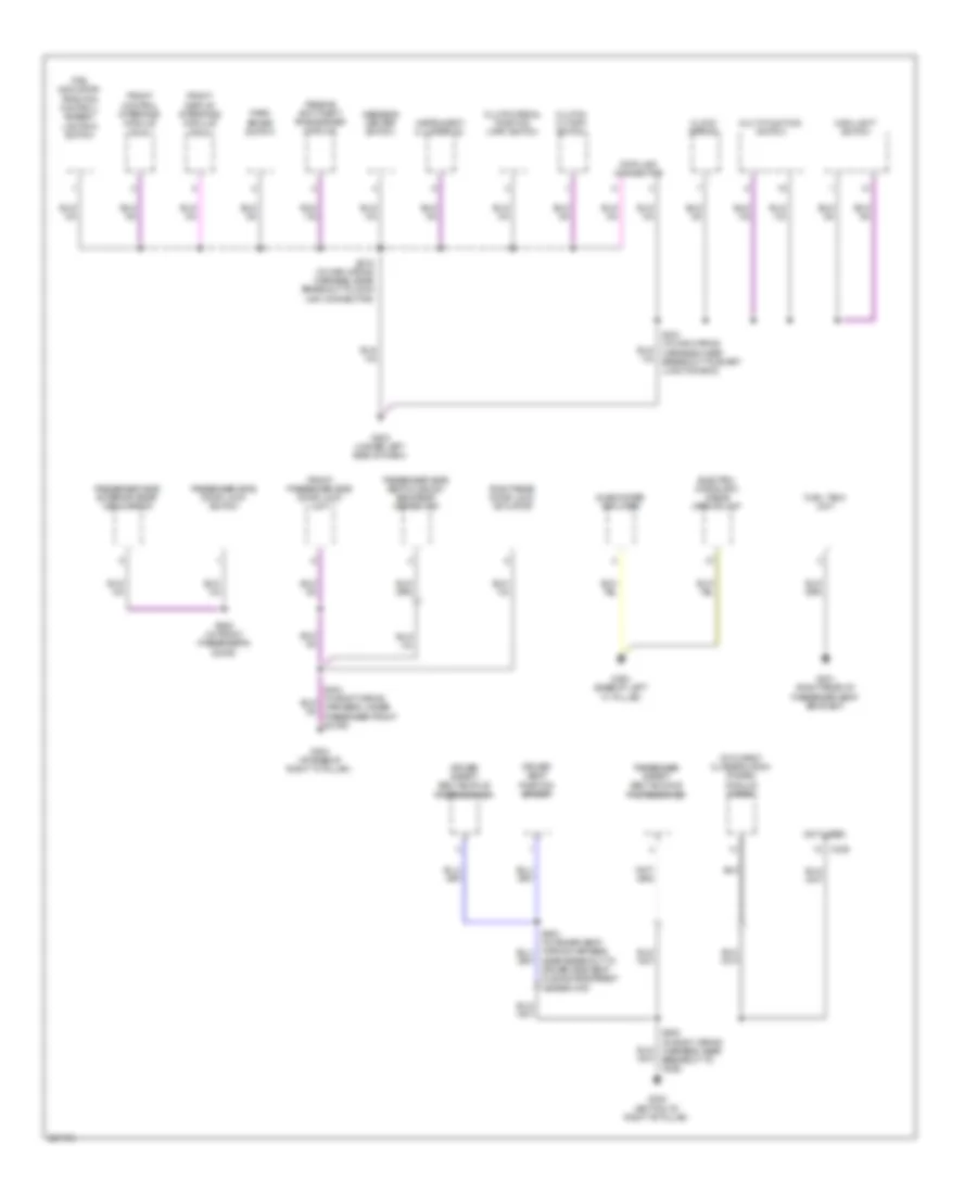 Ground Distribution Wiring Diagram (2 of 3) for Ford Focus S 2008