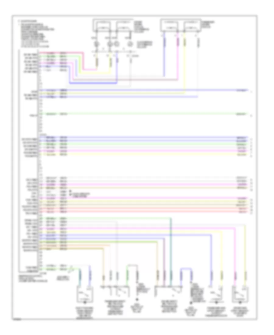 Supplemental Restraints Wiring Diagram 1 of 2 for Ford Focus S 2008
