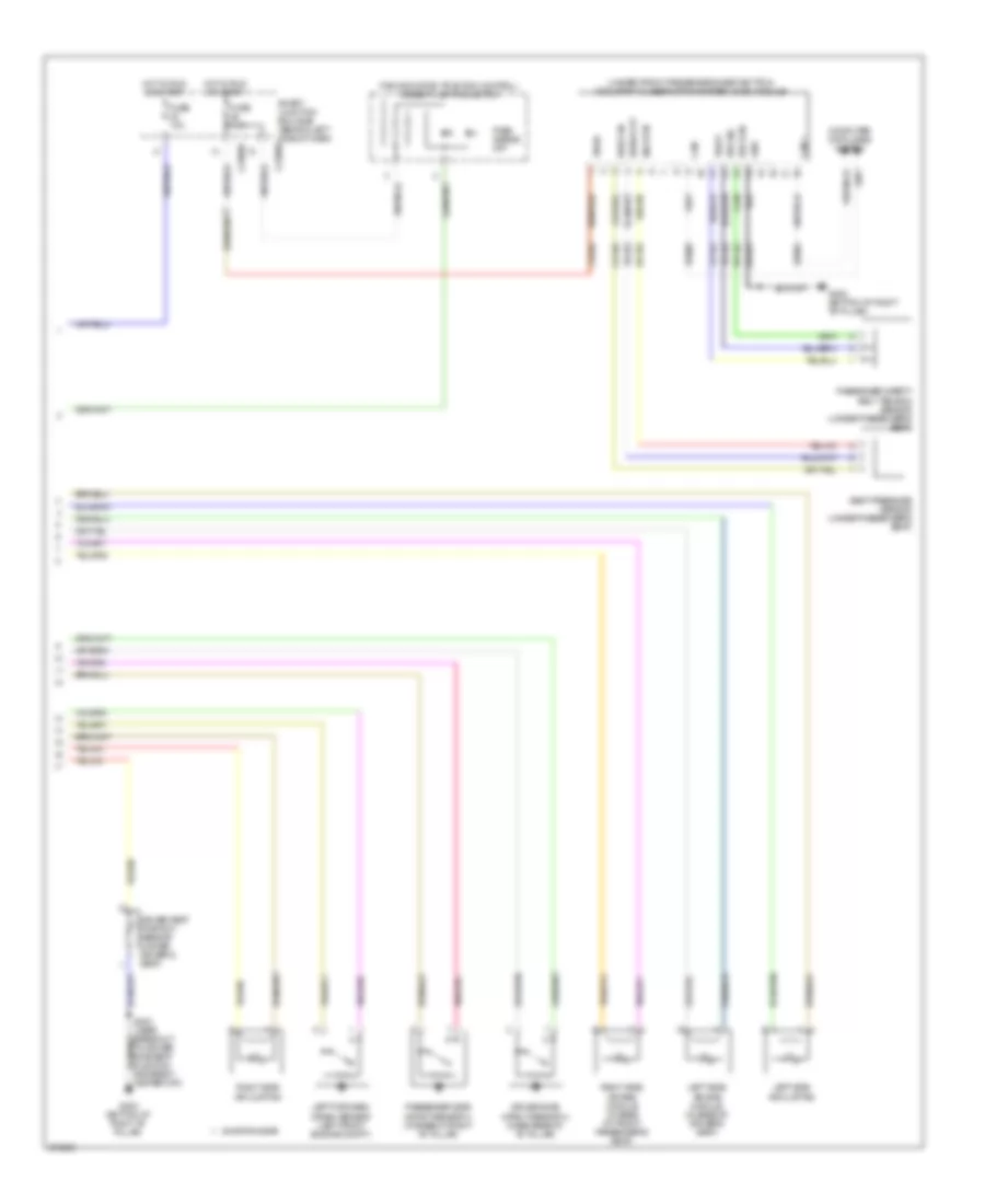 Supplemental Restraints Wiring Diagram (2 of 2) for Ford Focus S 2008