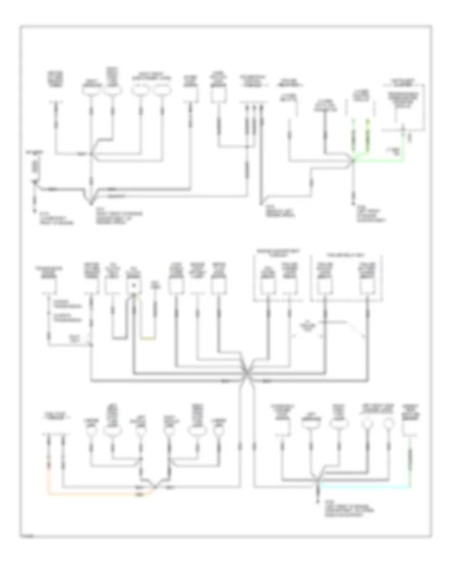 Ground Distribution Wiring Diagram 1 of 3 for Ford Bronco 1995