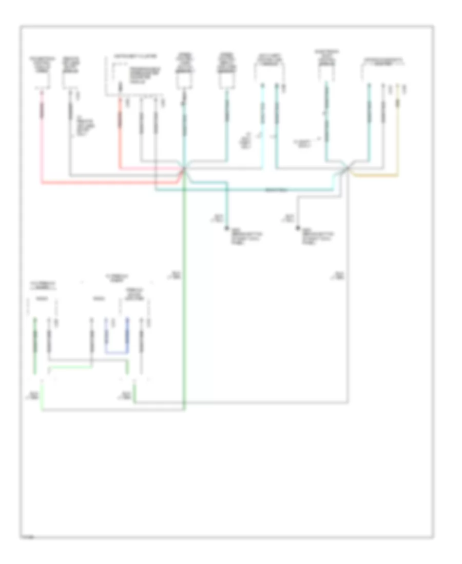 Ground Distribution Wiring Diagram (2 of 3) for Ford Bronco 1995