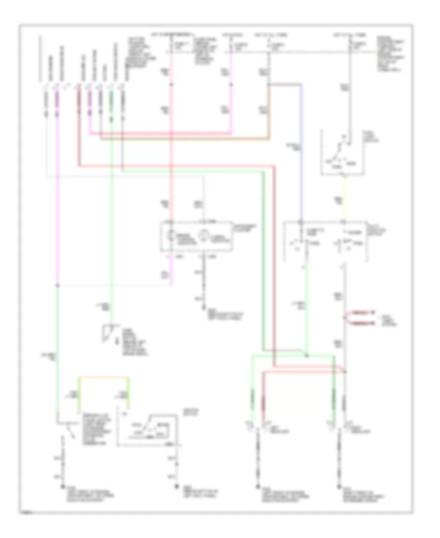 Headlamps Wiring Diagram with DRL for Ford Bronco 1995