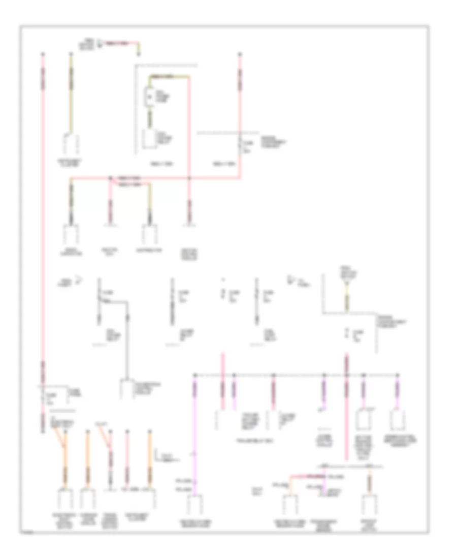 Power Distribution Wiring Diagram 2 of 3 for Ford Bronco 1995