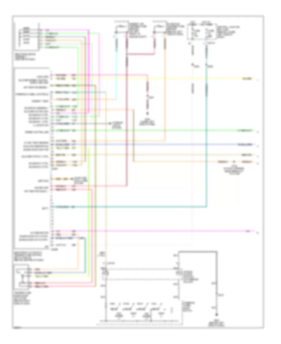 Automatic A C Wiring Diagram 1 of 2 for Ford Cab  Chassis F350 Super Duty 2006