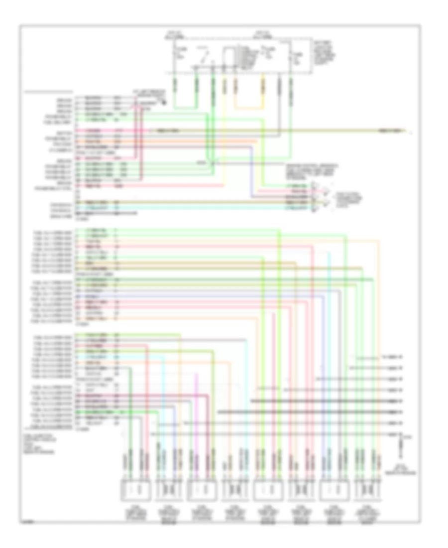 6.0L Diesel, Engine Performance Wiring Diagram (1 of 5) for Ford Cab  Chassis F350 Super Duty 2006